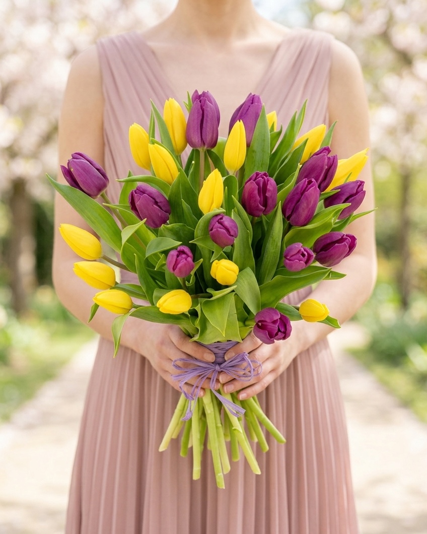 Kytice z tulipánů